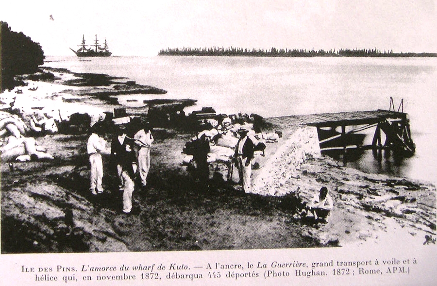 Wharf de Kuto vers 1870